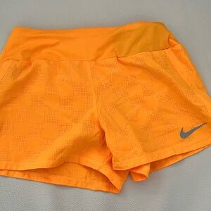 Nike Women's Orange Running Shorts